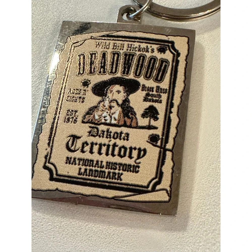 Deadwood Dakota Territory National‎ Historic Landmark Wild Bill Hickok Keychain
